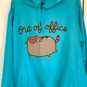 NWT Pusheen Rain jacket, windbreaker “Out of Office” size S